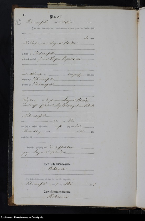 image.from.unit.number "Sterbe-Neben-Register Nr 1 - 25"