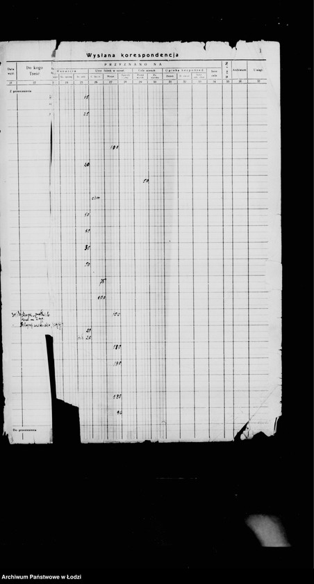 Obraz 5 z jednostki "Dziennik - skorowidz Opieki Społecznej"