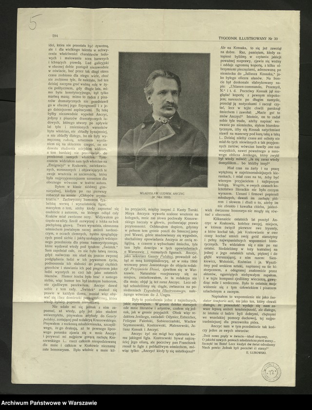 image.from.unit.number "Anczyc Ludwik Władysław - pisarz"