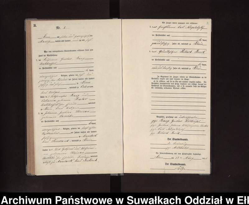 image.from.unit.number "Heiraths-Neben-Register des Preussischen Standes-Amtes Rhein Kreis Loetzen"