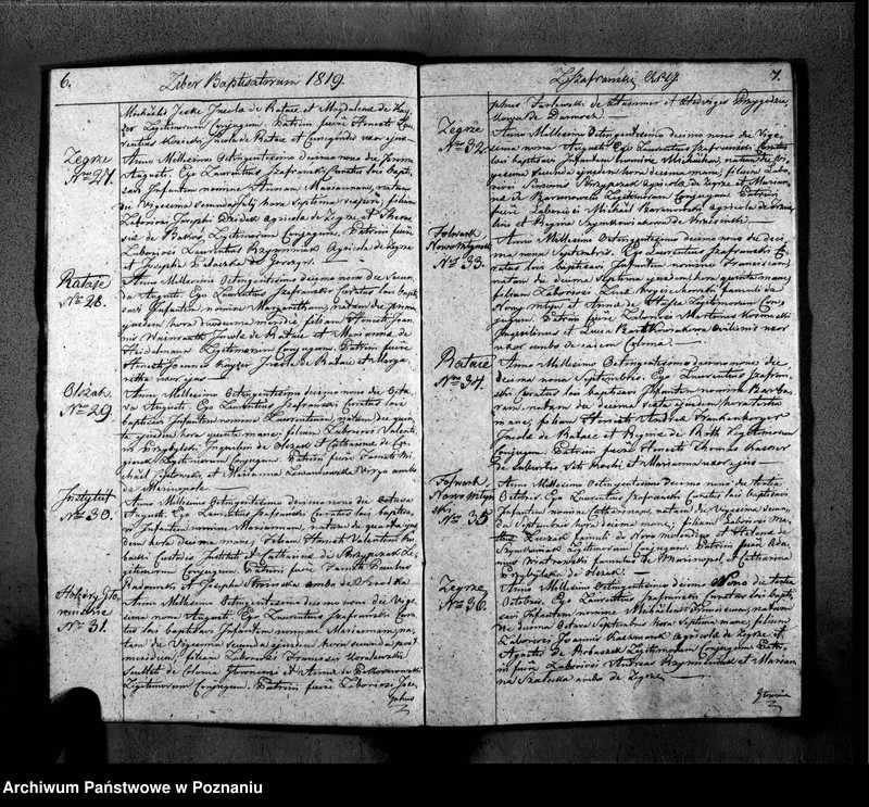 Obraz 7 z jednostki "Duplikat libri baptisatorum, copulatorum, mortuorum"