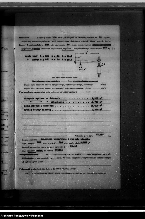 Obraz 10 z jednostki "Zatwierdzenie projektu zakładu przemysłowego urządzenia kotłowni nr 402 u własność Fr. Borkowskiego w Żerkowie pow. jarociński"