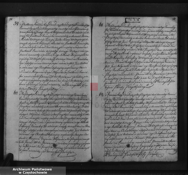 image.from.unit.number "Księga duplikat [akt] urodzonych, zaślubionych i zmarłych Parafii Przystajń z roku 1834"