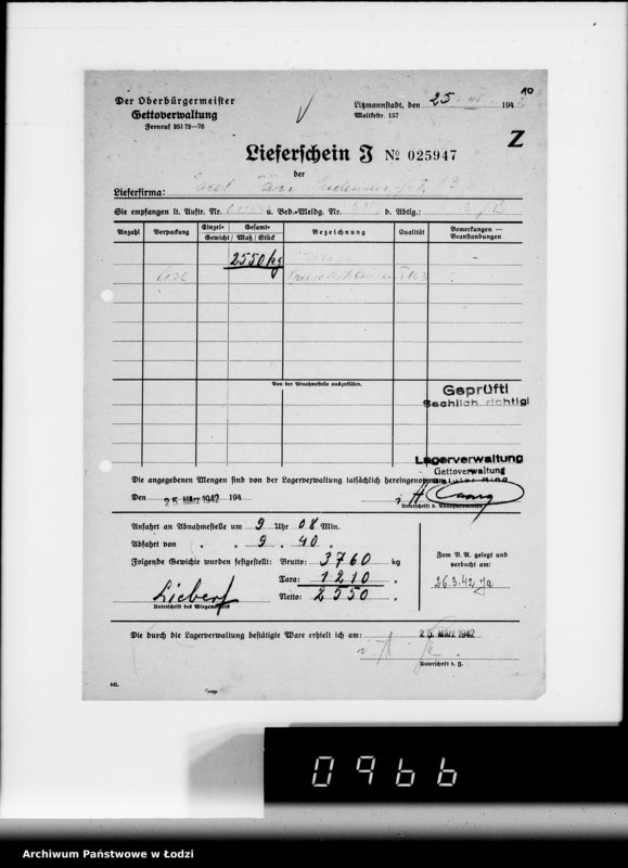 Obraz 7 z jednostki "Aufträge, [Lieferscheinen und Rechnungen] 13541-13600"