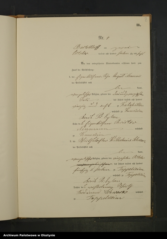 image.from.unit.number "Heiraths-Neben-Register Nr 1 - 9"