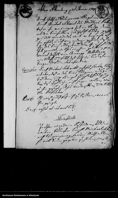 image.from.unit.number "Schönbergsche Patrimonial-Gerichts-Protokolle betreffend Körperverletzung und Defraudation"