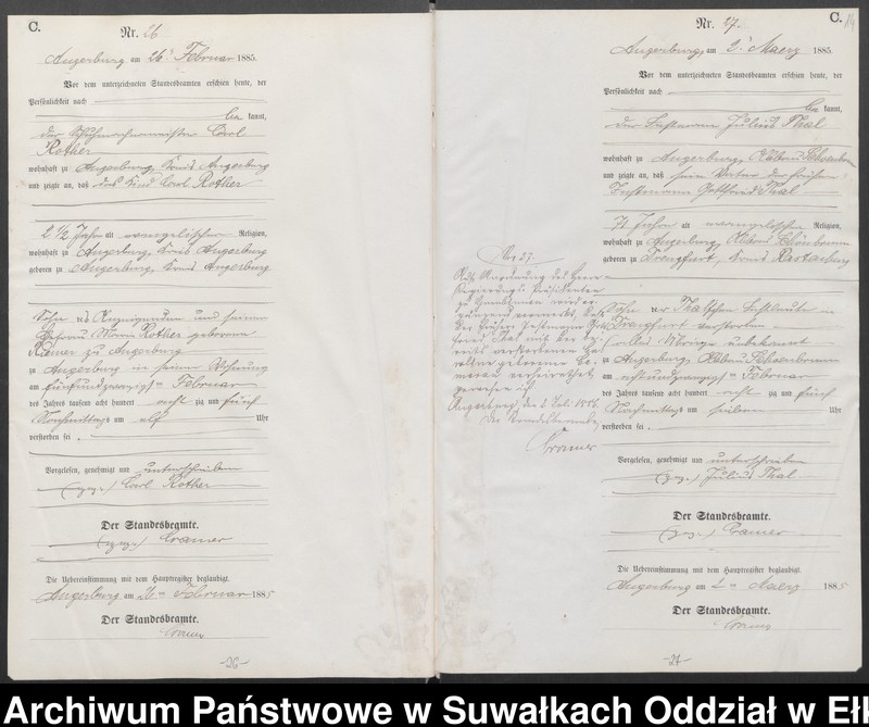 image.from.unit.number "[Sterbe-Neben-Register des Preussischen Standes-Amtes Angerburg Kreis Angerburg Nr1-Nr168]"