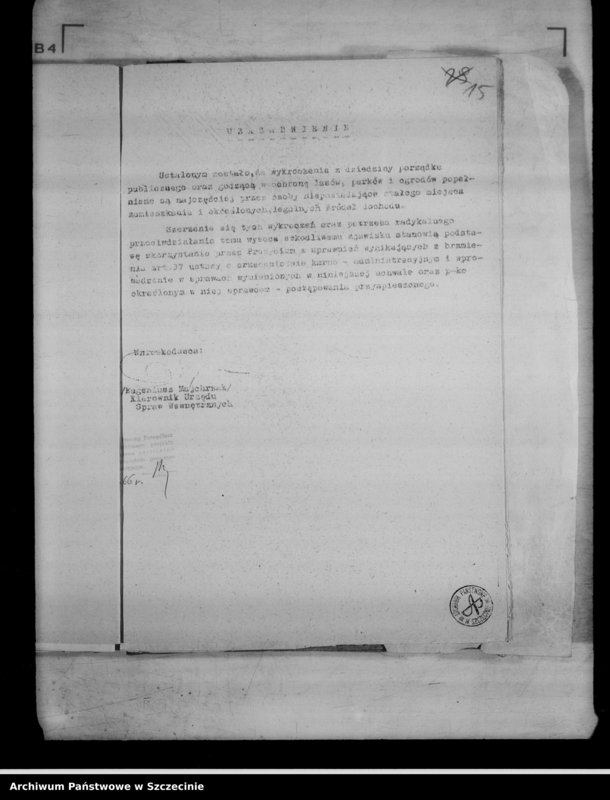 Obraz 19 z jednostki "Protokół posiedzenia Prezydium Wojewódzkiej Rady Narodowej nr 15, miesiąc kwiecień"