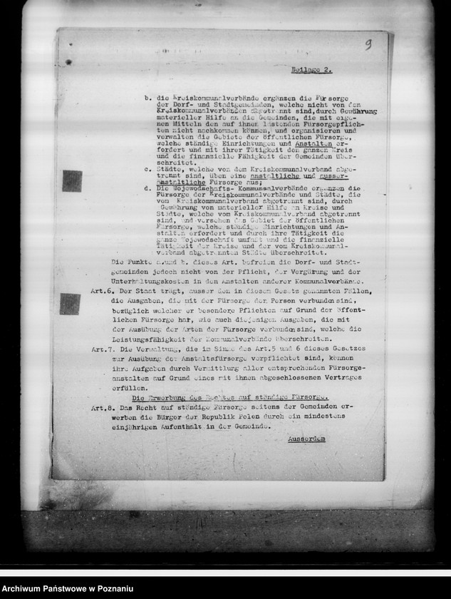 Obraz 13 z jednostki "Niemieckie tłumaczenia polskiej ustawy o tymczasowej organizacji byłej dzielnicy pruskiej"