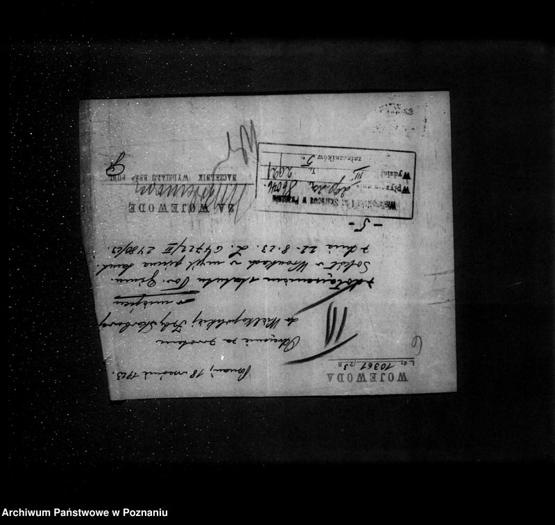 Obraz 10 z jednostki "/Rejestracja i inne sprawy związków i stowarzyszeń - korespondencja/"