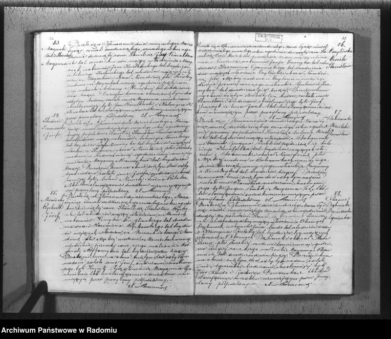 image.from.unit.number "[Duplikat akt urodzeń, małżeństw i zgonów parafii rzym.-kat. Głowaczów 1864 r.]"