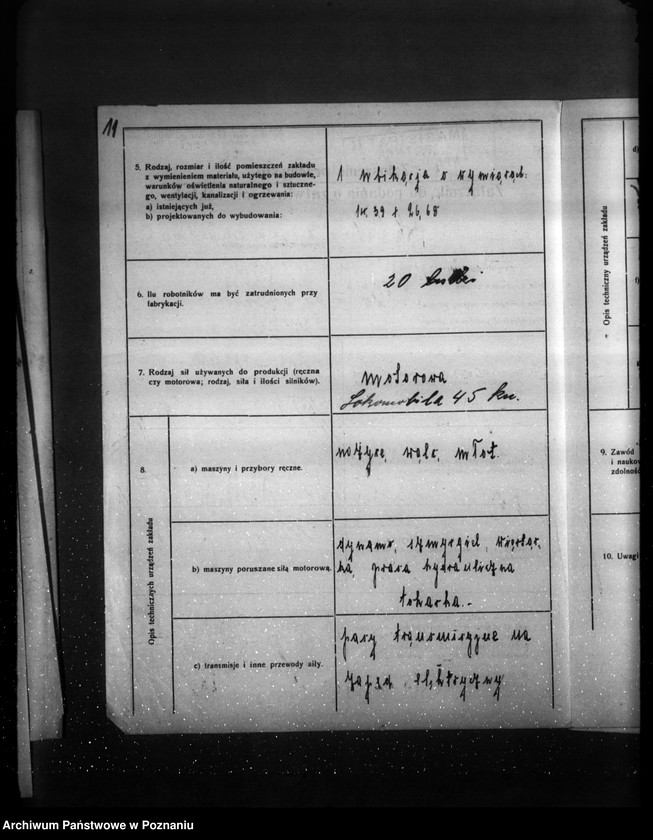 Obraz 15 z jednostki "Zatwierdzenie projektu urządzenia warsztatów - łożysk, firmy "Stabil" w Poznaniu"