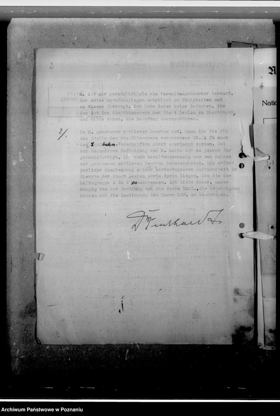 Obraz 6 z jednostki "Mende, Wilhelm - Beigeordneterin Leslau (Włocławek)"