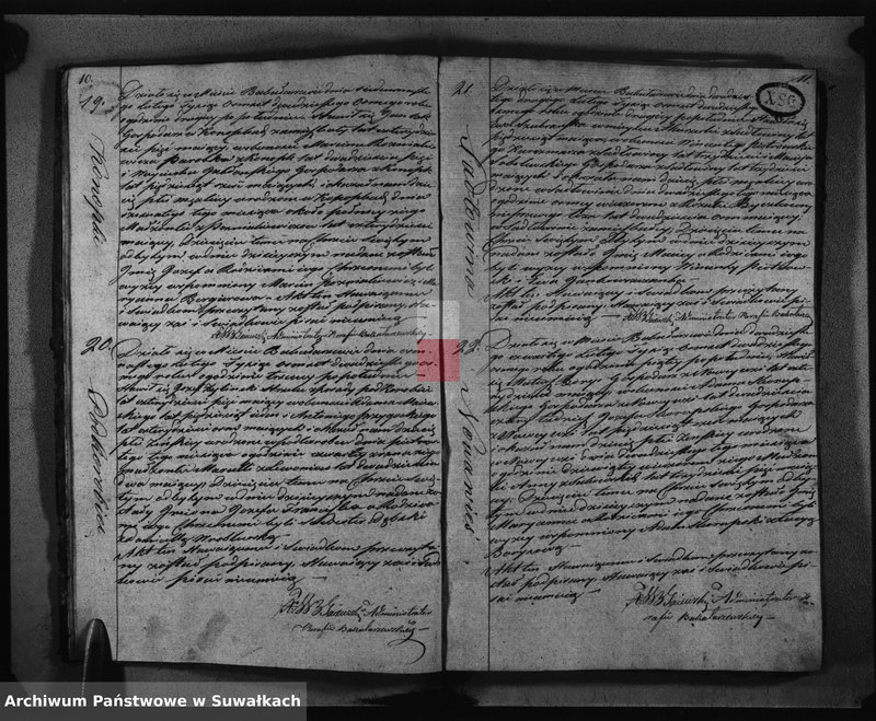 image.from.unit.number "Dublikat z Roku 1828 przeznaczony do Archiwum Hipotecznego zawierający w sobie Akta Urodzenia, Zejscia i Zaślubienia Parafii Bakałarzewskiey Wyznania Katolickiego"