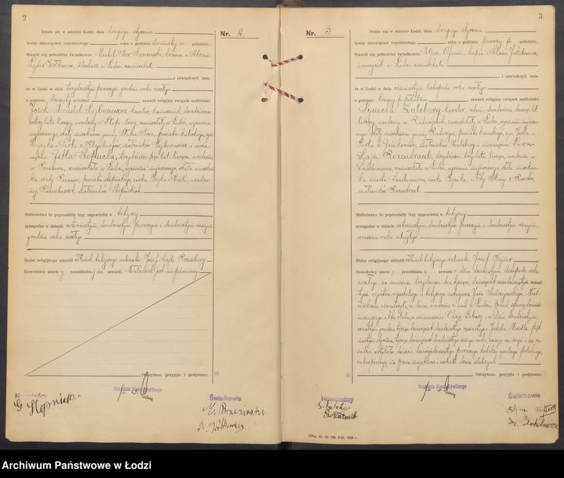 Obraz 4 z jednostki "Akta małżeństw od numeru 1 do numeru 692"