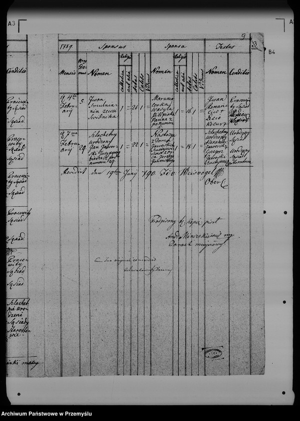 Obraz 13 z jednostki "[Kopie ksiąg metrykalnych parafii Wołosianka Wielka z filią Wołosianka Mała (dekanat Rozłucz)]"
