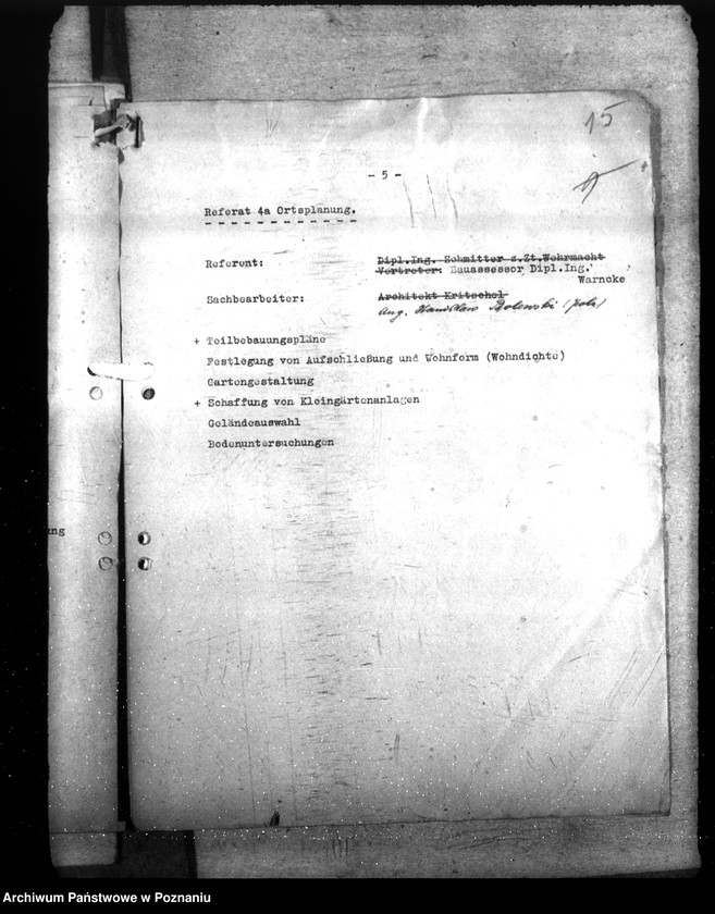 Obraz 19 z jednostki "Organisation und Aufgabenbereich des Wohnungs - und Siedlugsamts"