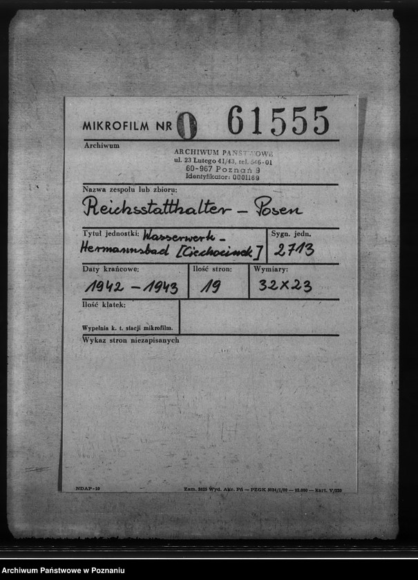 Obraz 2 z jednostki "Wasserwerk - Hermannsbad (Ciechocinek)"