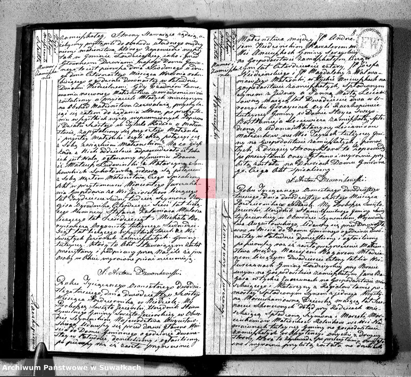 image.from.unit.number "Akta zaślubionych w roku 1823 urzędnika stanu cywilnego gminy święto jeziorskiey w obwodzie seyneńskim województwa augustowskiego"