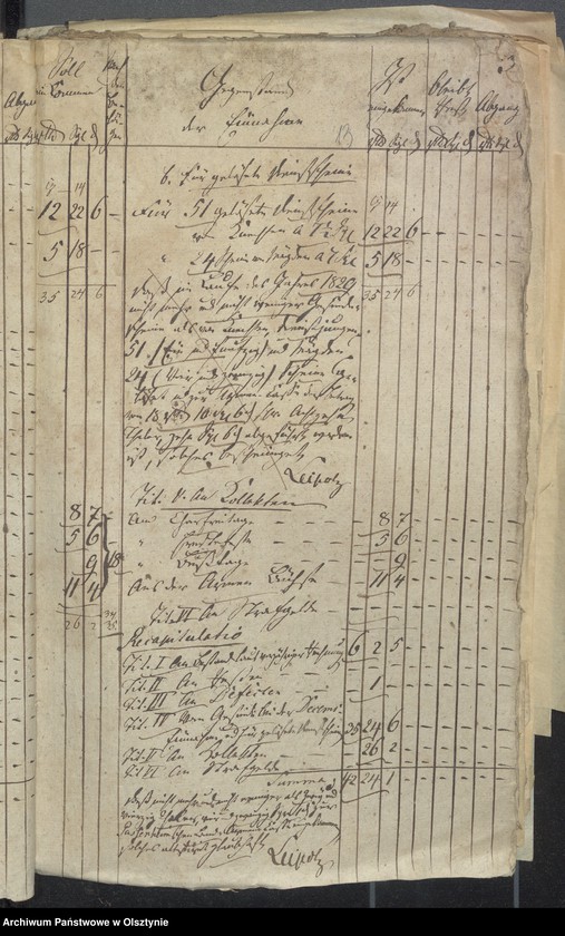 image.from.unit.number "Passenheimsche Land Armen-Cassen-Rechnung"