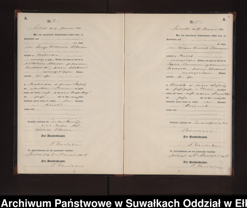 image.from.unit.number "Geburts-Neben-Register des Preussischen Standes-Amtes Neuhoff Kreis Loetzen"