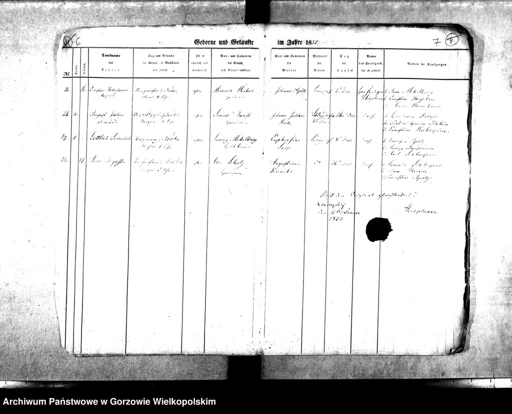 image.from.unit.number "Duplikate der Kirchenbücher von Lorenzdorf (Wawrów) und Zechow (Czechów). Parochie Lorenzdorf (Wawrów)."