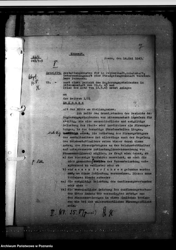 Obraz 11 z jednostki "Bestattungskosten für verstorbene Strafgefangene"