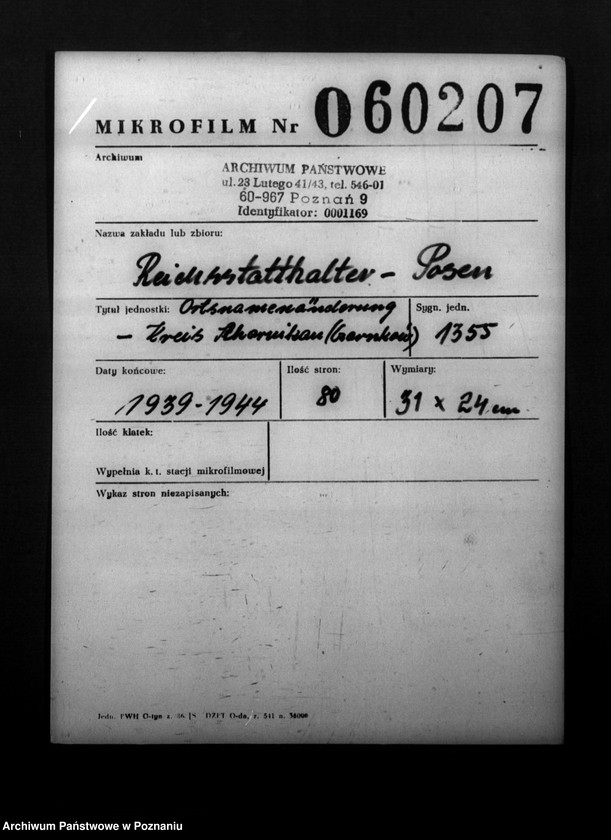 Obraz 2 z jednostki "Ortsnamenänderung - Kreis Scharnikau (Czarnków)"