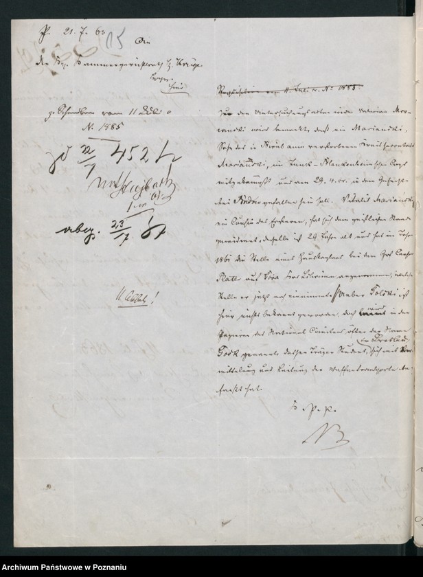 Obraz 18 z jednostki "A. betr. Josef und Valerian Mrowiński"