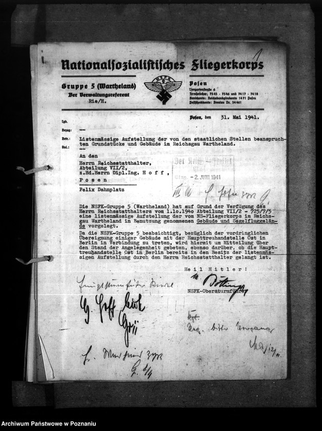 Obraz 5 z jednostki "Przejmowanie gruntów na rzecz Trzeciej Rzeszy"