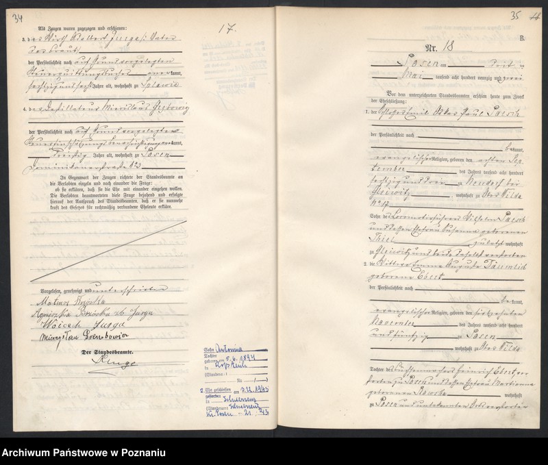 Obraz 20 z jednostki "Księga małżeństw"