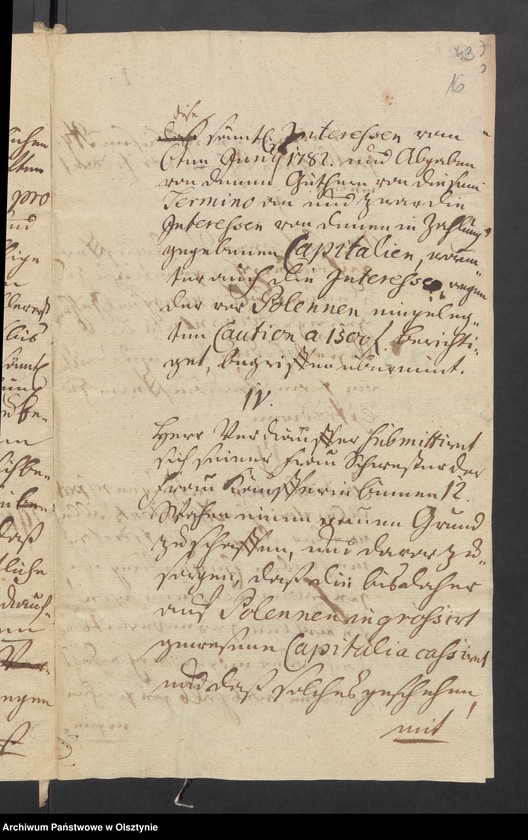 image.from.unit.number "In S. [Sachen] des Friedrichs Ernst Boguslav von Auer den Verkauff seines Guths Pollennen an seine Schwester Maria Charlotta Dorothea von Auer verehelichte von Borewitz"