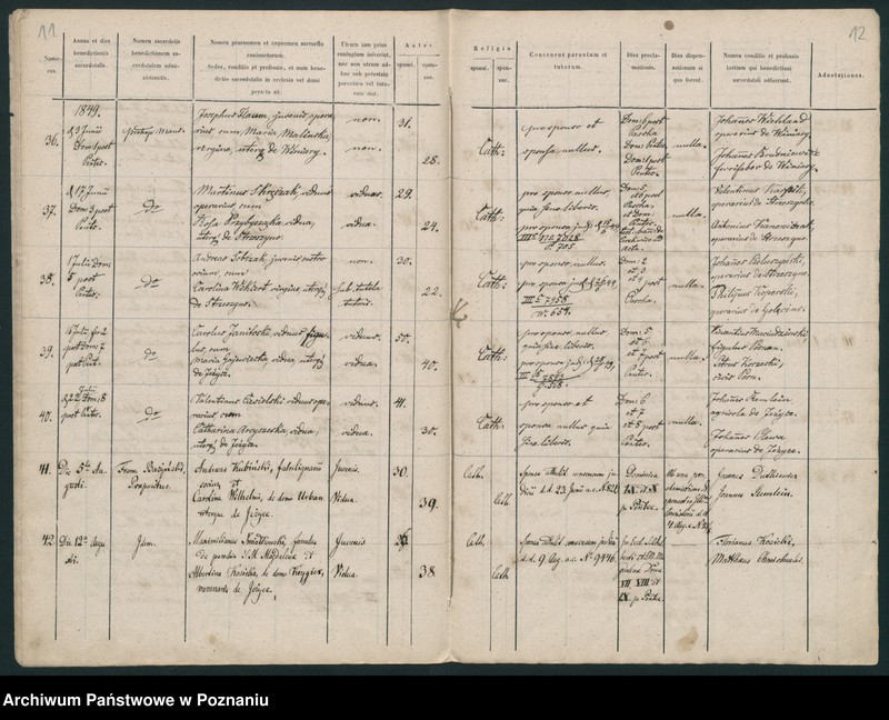 Obraz 8 z jednostki "Księga małżeństw"