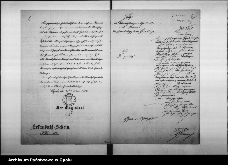 Obraz 10 z jednostki "Acta des Magistrats zu Oppeln betreffend den Wein- u.[nd] Bier-Ausschank im Siwinna