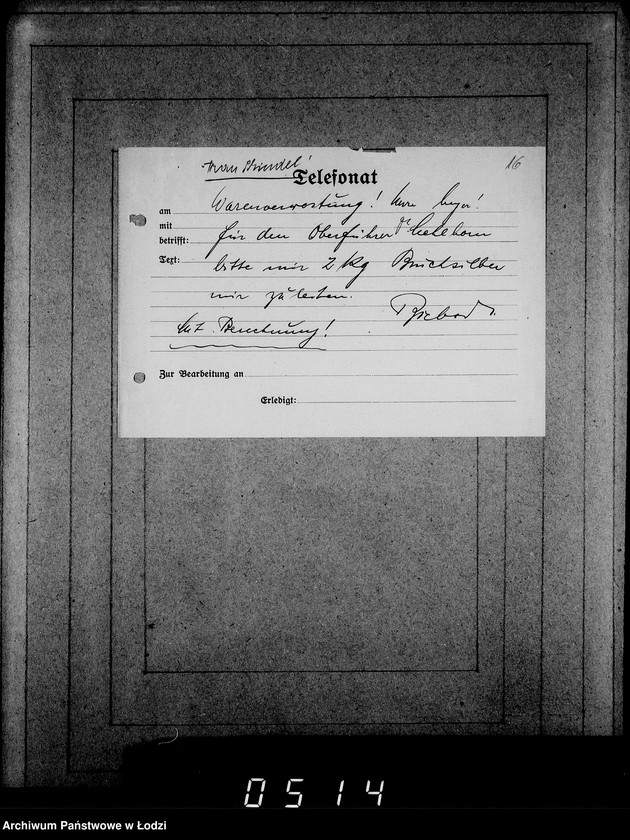 Obraz 20 z jednostki "[Korespondencja, rachunki i zamówienia instytucji i firm]"