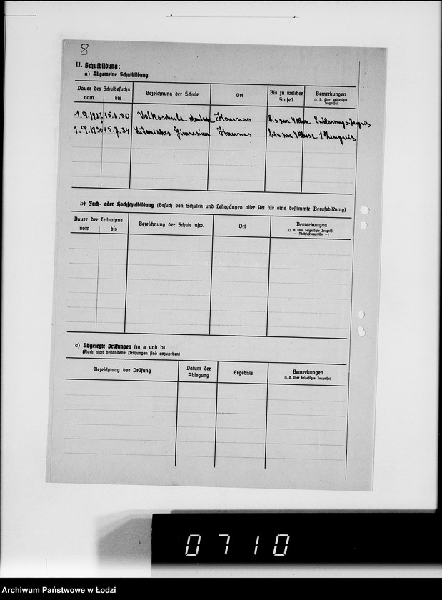 Obraz 13 z jednostki "[Akta personalne pracowników] Lit.K"