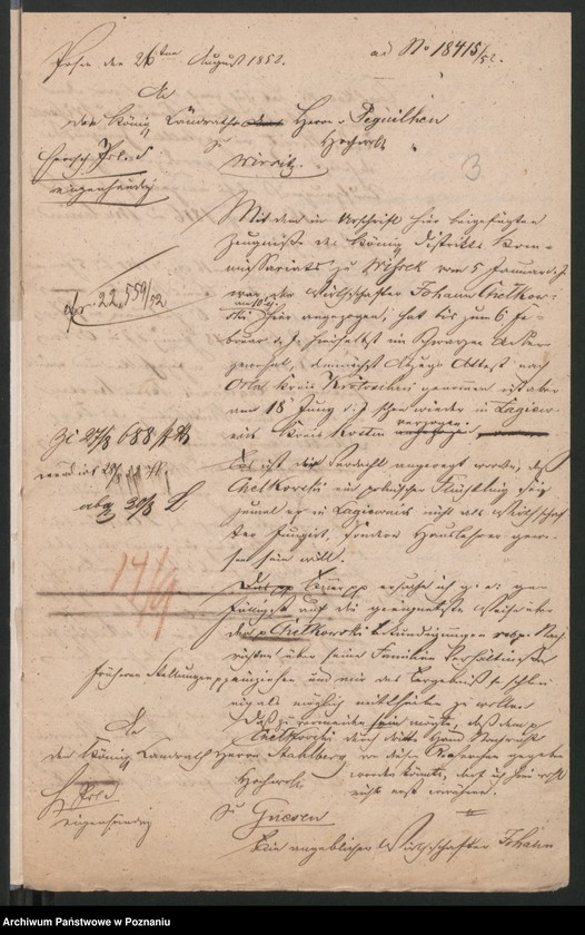 Obraz 7 z jednostki "A. betr. Johann Chełkowski Wirtschaftsbeamte /Julian Chełkowski/"