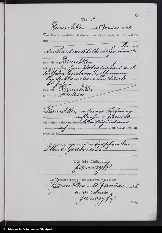 image.from.unit.number "Sterbe-Register /Neben-Register/ Nr 1 - 27"