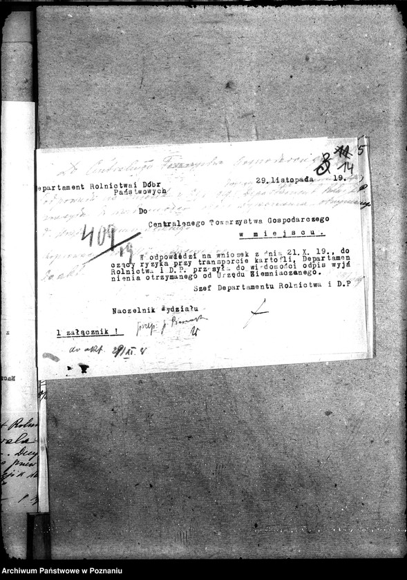 Obraz 18 z jednostki "Sprawy szczegółowo-administracyjne Aprowizacja Kongresówki"