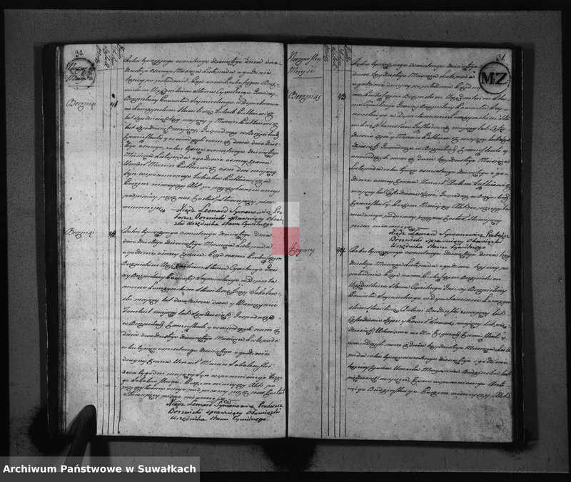 image.from.unit.number "Akta Zeszłych Gminy Berznickiey od 1 Maja 1810 Ru do 8 XII 1811 r."