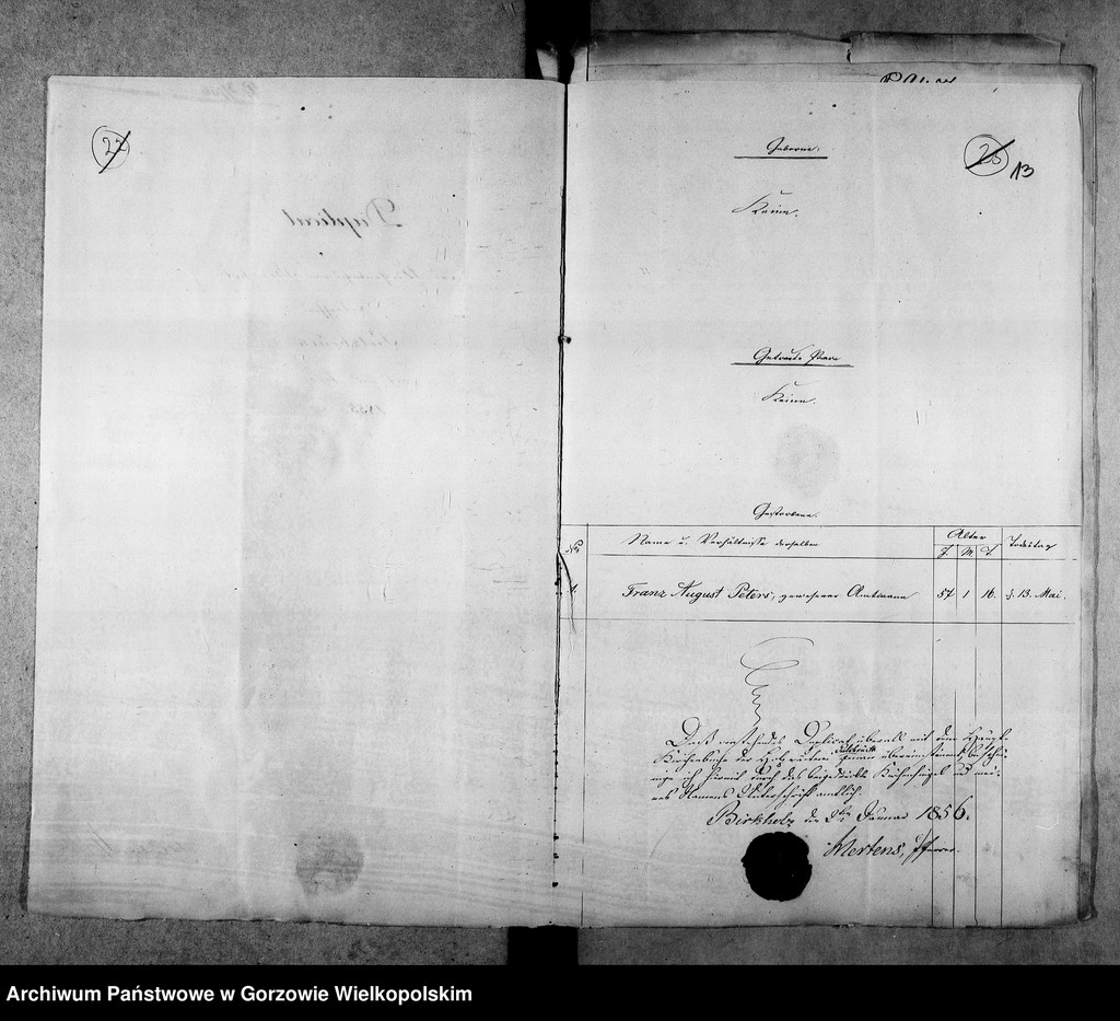 image.from.unit.number "Duplikate der Kirchenbücher von Pulsbrück (Pełczyska):zur Parochie Birkholz (Brzoza) gehörig"