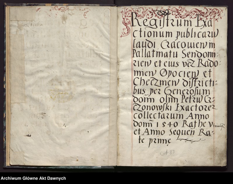 image.from.unit.number "Registrum exactionum publicarum laudi Cracoviensis in pallatinatu Sandomiriensi."