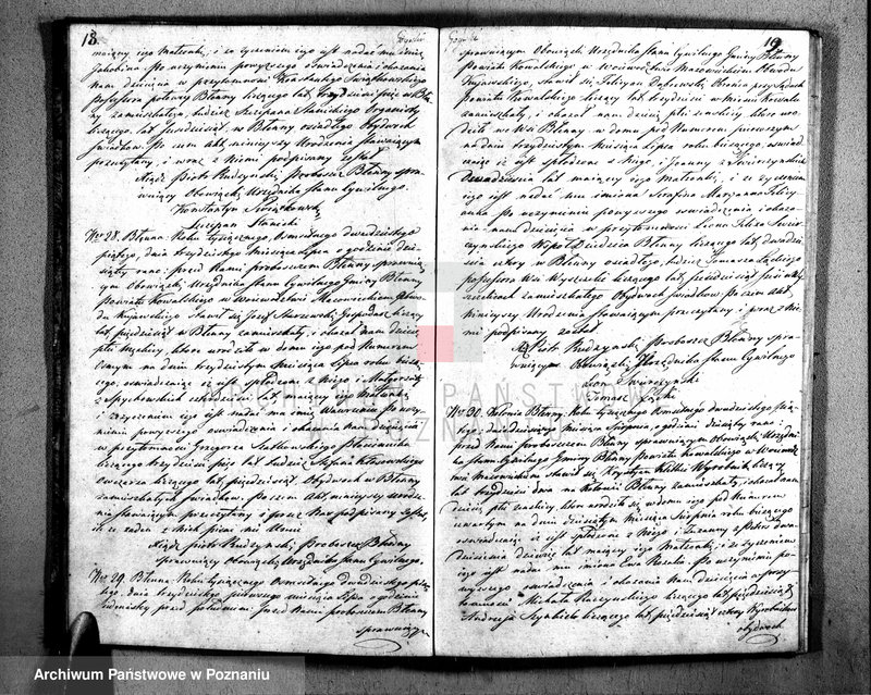 Obraz 11 z jednostki "Akta urodzeń, małżeństw i zgonów"