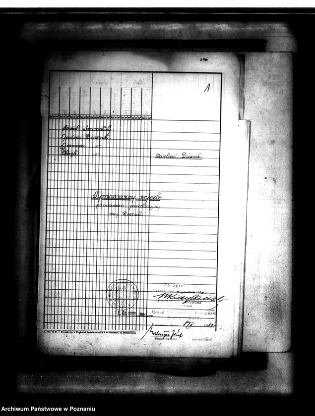 Obraz 5 z jednostki "Tymczasowy rejestr pomiarowo-parcelacyjny majątku Duszniki powiatu szamotulskiego"