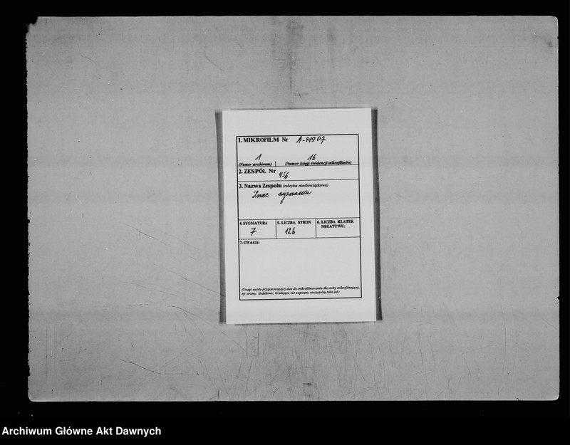image.from.unit.number "Gmina Rożyszcze; Wołyń (gub., zabór rosyjski). Gemeinde - Register für die Baptisten - Gemeinde [Rejestr alfabetyczno - chronologiczny baptystów z gminy Rożyszcze]."
