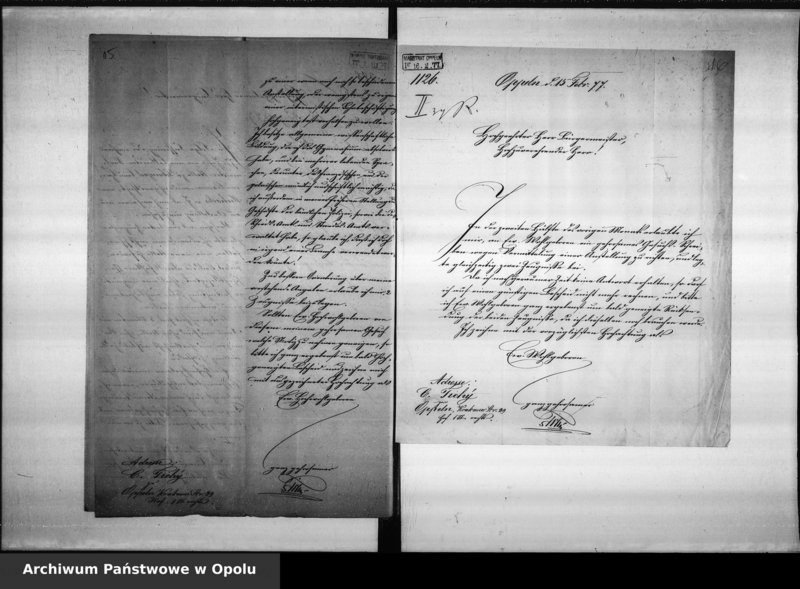 Obraz 14 z jednostki "Acta des Magistrats zu Oppeln betreffend die Wiederbesetzung der durch den Tod des p. Heyne erledigten Stadt - Secretair - Stelle"