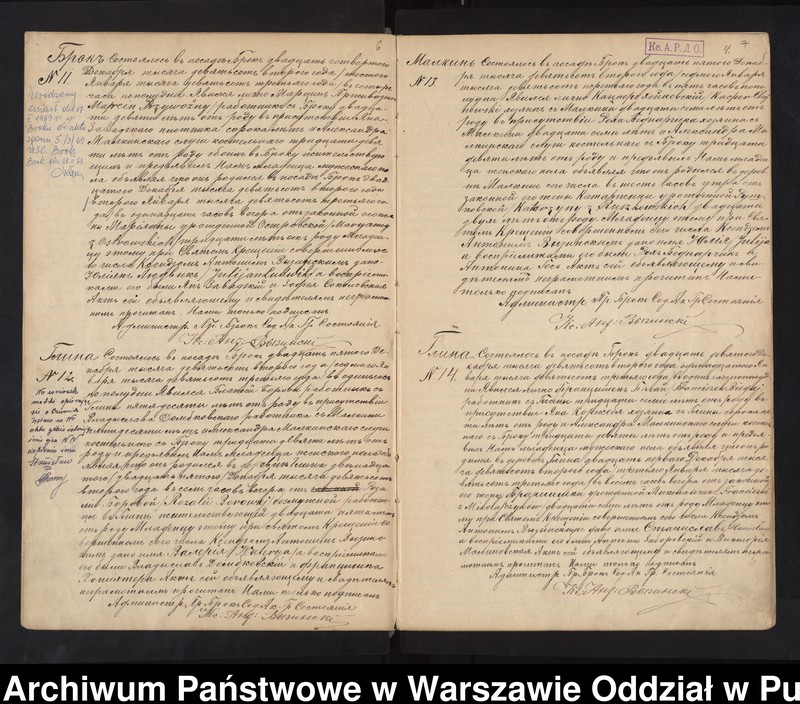 image.from.unit.number "Akta urodzeń, małżeństw i zgonów"
