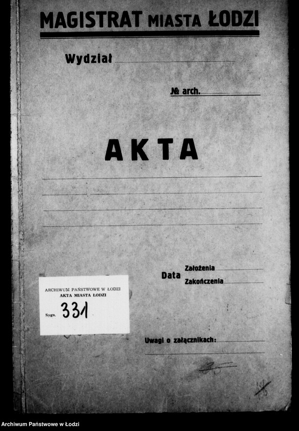 Obraz 4 z jednostki "Akta tyczące się budowy II-ego ratusza w mieście Łodzi"