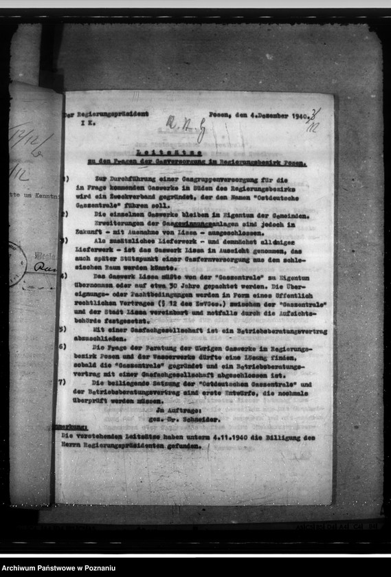 Obraz 16 z jednostki "Versorgung mit Gas. Friedensbau- Programm. Hafenanlagen. Wasserversorgung. Entwässerung. Mineralölbewirtschaftung. Gettofahrscheine"