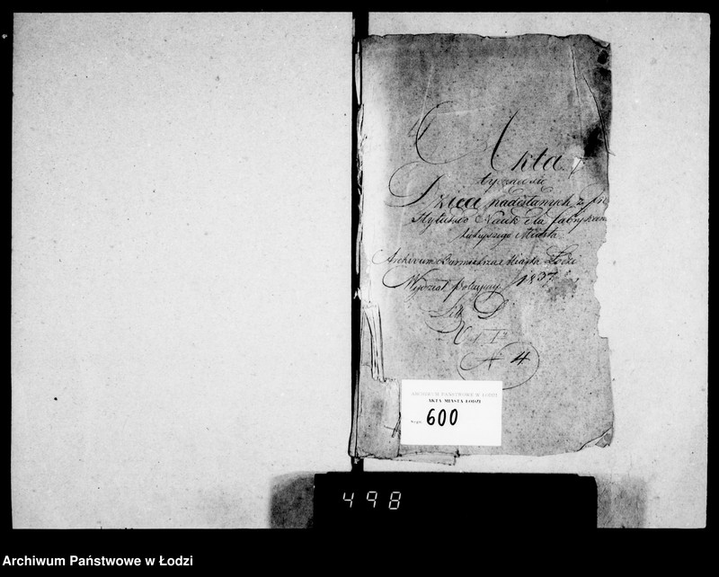 image.from.unit.number "Akta tyczące się dzieci nadesłanych z instytutu do nauk dla fabrykantów tutejszego miasta"